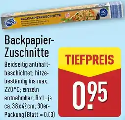 Aldi Nord Power Force Backpapier Zuschnitte Angebot