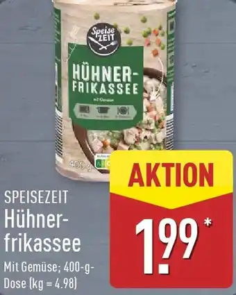 Aldi Nord SPEISEZEIT Hühnerfrikassee Angebot