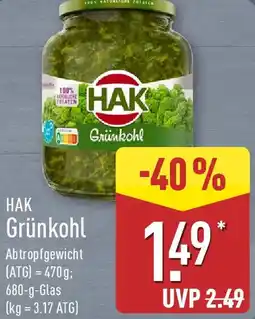 Aldi Nord HAK Grünkohl Angebot