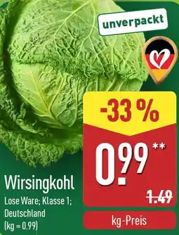 Aldi Nord Wirsingkohl Angebot