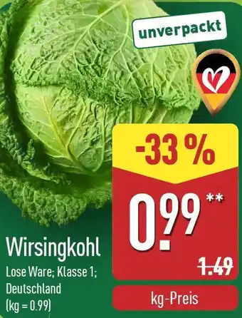 Aldi Nord Wirsingkohl Angebot