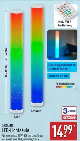 Aldi Nord CASALUX LED-Lichtsäule Angebot