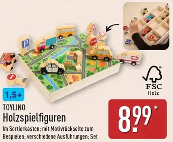 Aldi Nord TOYLINO Holzspielfiguren Angebot
