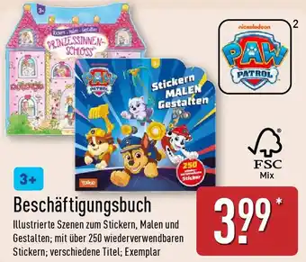 Aldi Nord Beschäftigungsbuch Angebot