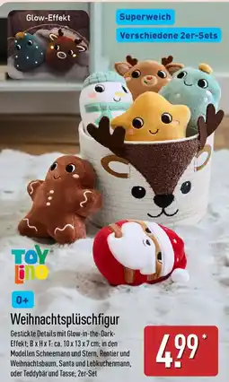 Aldi Nord TOY LINO Weihnachtsplüschfigur Angebot