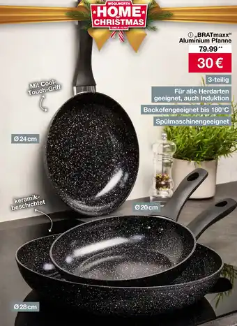 Woolworth BRATmaxx Aluminium Pfanne Angebot