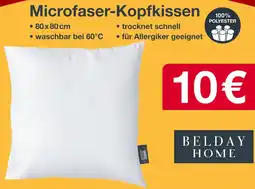 Woolworth Microfaser-Kopfkissen Angebot