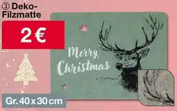 Woolworth Deko Filzmatte Angebot