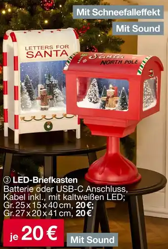 Woolworth LED-Briefkasten Angebot