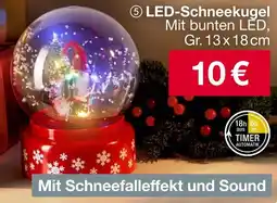Woolworth LED-Schneekugel Angebot