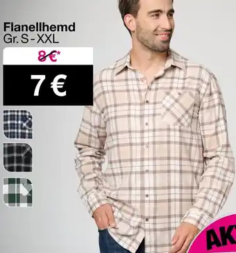 Woolworth Flanellhemd Angebot