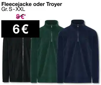 Woolworth Fleecejacke oder Troyer Angebot