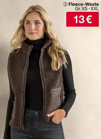 Woolworth Fleece-Weste Angebot