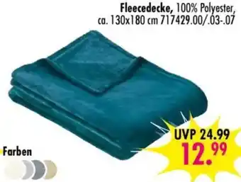 Möbel Boss Fleecedecke Angebot