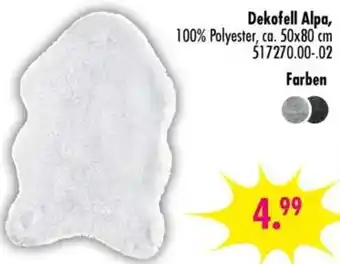 Möbel Boss Dekofell Alpa Angebot