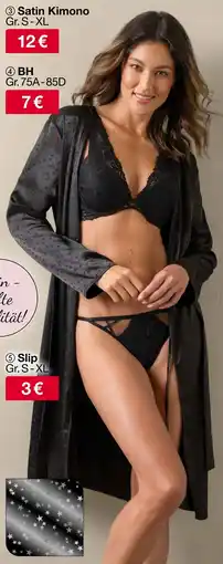 Woolworth Satin Kimono Angebot