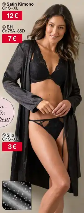 Woolworth Satin Kimono Angebot