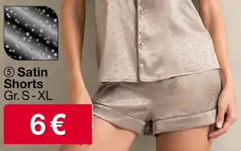 Woolworth Satin Shorts Angebot