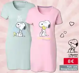 Woolworth PEANUTS Bigshirt Angebot