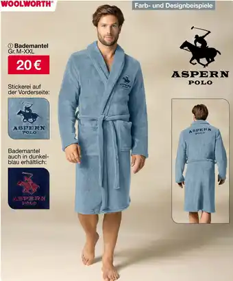 Woolworth ASPERN POLO Bademantel Angebot
