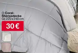 Woolworth Coral Sherpadecke Angebot