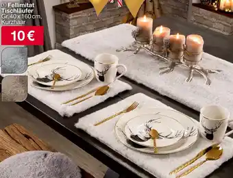 Woolworth Fellimitat Tischläufer Angebot