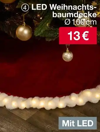 Woolworth LED Weihnachtsbaumdecke Angebot