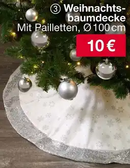 Woolworth Weihnachtsbaumdecke Angebot