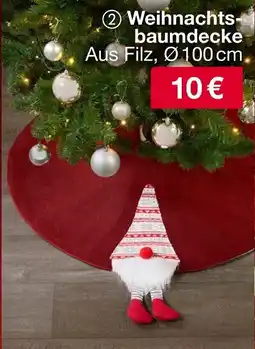 Woolworth Weihnachtsbaumdecke Angebot