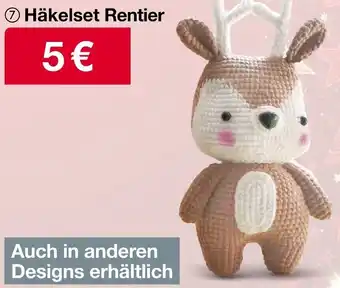 Woolworth Häkelset Rentier Angebot