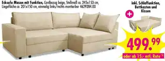 Möbel Boss Ecksofa Mason mit Funktion Angebot