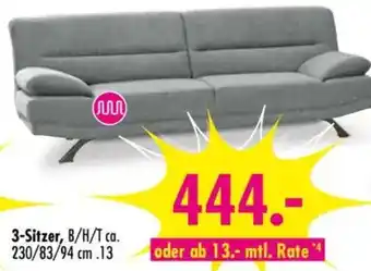 Möbel Boss Garnitur Bruno, 3-Sitzer Angebot