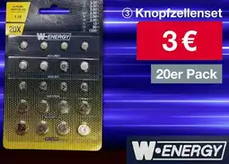 Woolworth W-ENERGY Knopfzellenset Angebot
