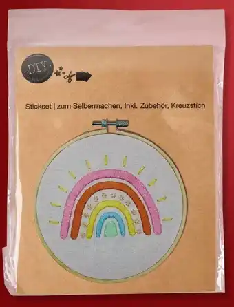 Woolworth Stickset Regenbogen Angebot