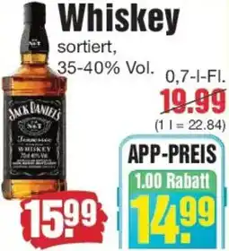 Edeka JACK DANIEL'S Whiskey Angebot