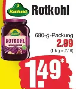 Edeka Kühne Rotkohl Angebot