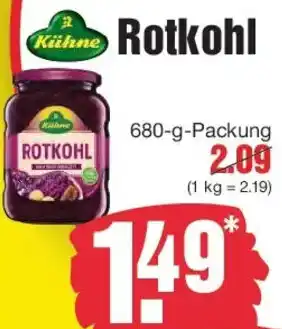 Edeka Kühne Rotkohl Angebot