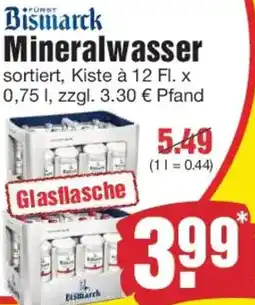 Edeka Fürst Bismarck Mineralwasser Angebot