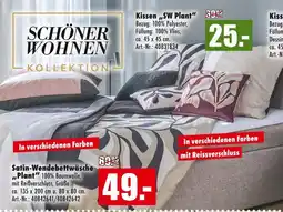 Möbel Mahler Schöner wohnen kissen sw plant Angebot