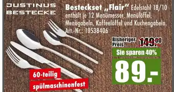 Möbel Mahler Justinus bestecke bestekset flair Angebot