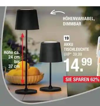 Hofmeister Akku tischleuchte Angebot