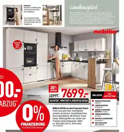 Möbel Wallach Nobilia nobilia-küche aus dem programm chalet Angebot