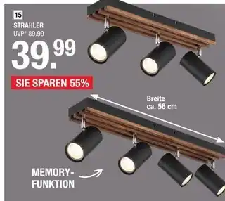 Hofmeister Strahler 3-flammig Angebot