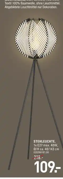 Möbel Wallach Stehleuchte Angebot