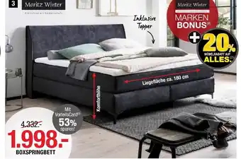 Hofmeister Moritz winter boxspringbett „toronto“ Angebot