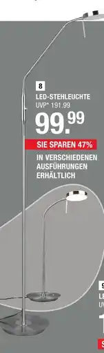 Hofmeister Stehleuchte nickel Angebot