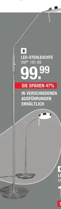 Hofmeister Stehleuchte nickel Angebot