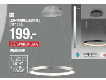 Hofmeister Led-pendelleuchte Angebot