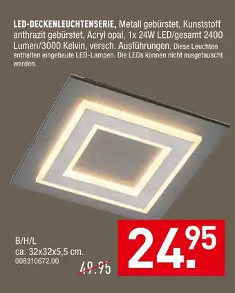 Möbel Wallach Led-deckenleuchtenserie Angebot
