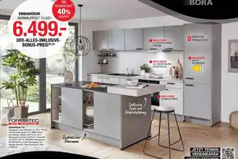 Hofmeister Formatec die kuche, bora einbauküche eto Angebot